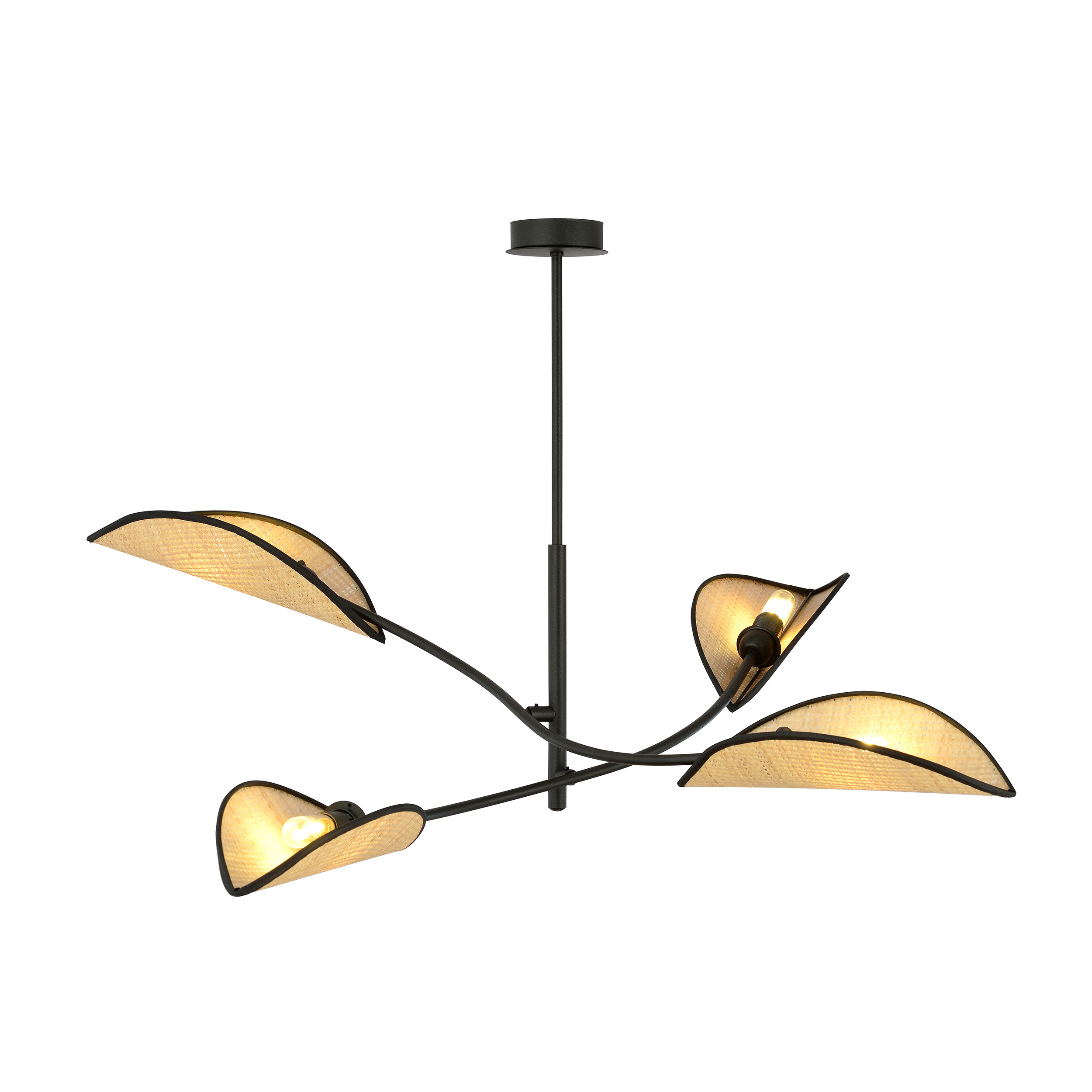 Plafonnier Tulipe 4 en métal au design contemporain par Emibig