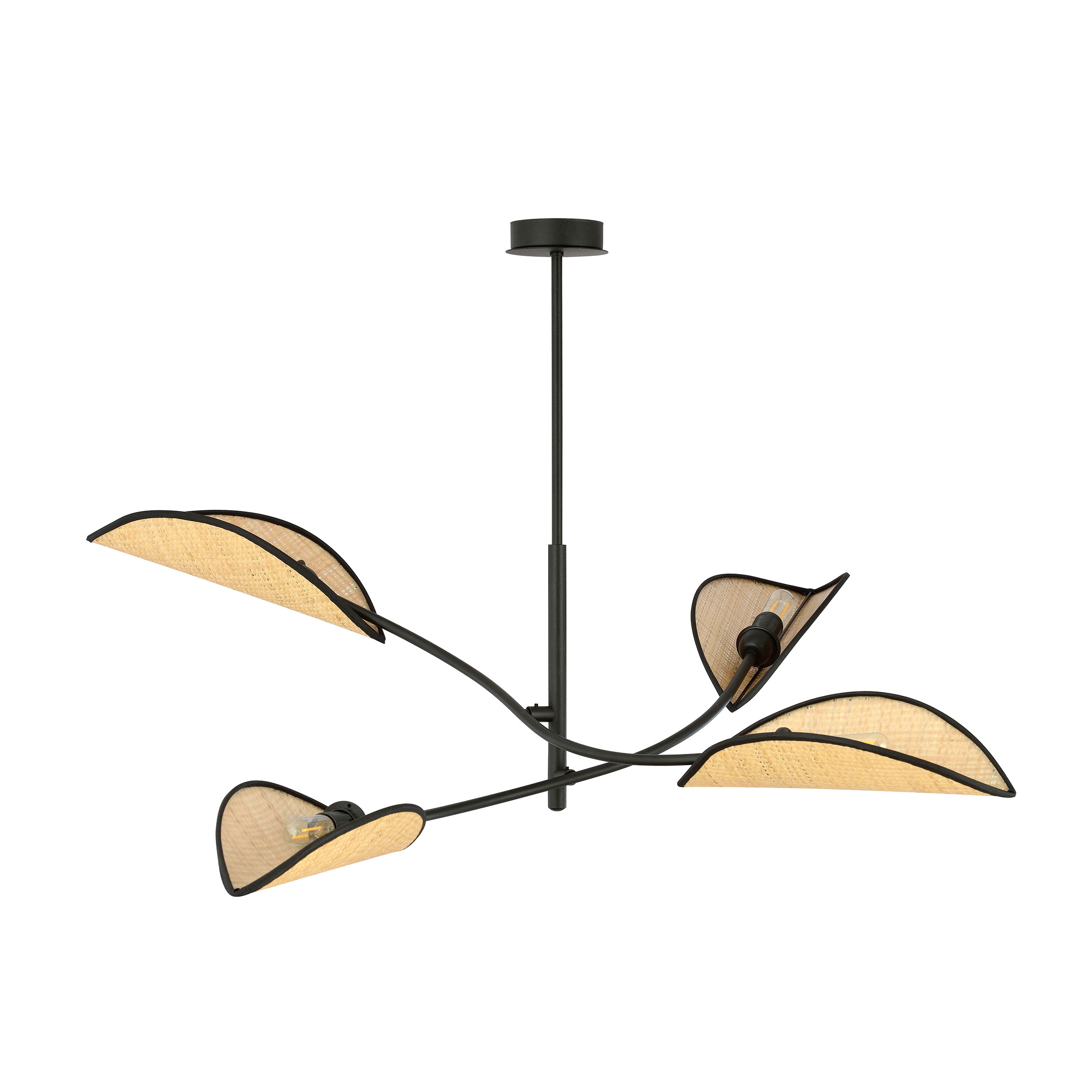 Plafonnier Tulipe 4 en métal au design contemporain par Emibig