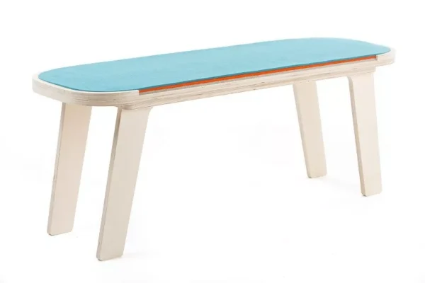 Banc d'intérieur contemporain Slim Touch en bois
