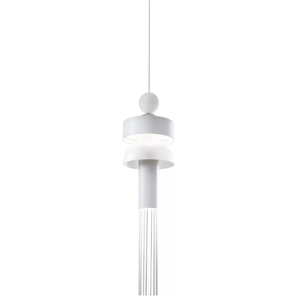 Suspension Nappe XL1 en métal et verre par Marco Zito X Masiero Suspension Nappe XL1 en métal et verre par Marco Zito X Masiero