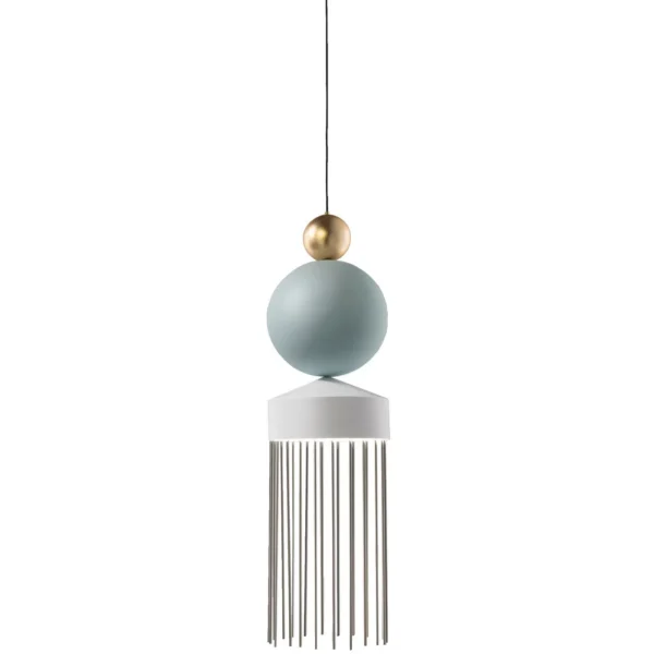 Suspension Nappe XL3 en métal et verre par Marco Zito X Masiero