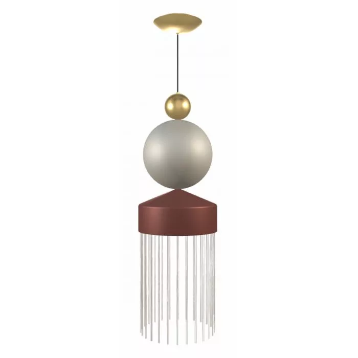 Suspension Nappe XL3 en métal et verre par Marco Zito X Masiero Suspension Nappe XL3 en métal et verre par Marco Zito X Masiero