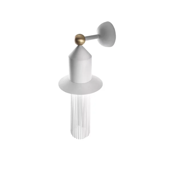 Applique Nappe N2 en métal et verre par Marco Zito X Masiero