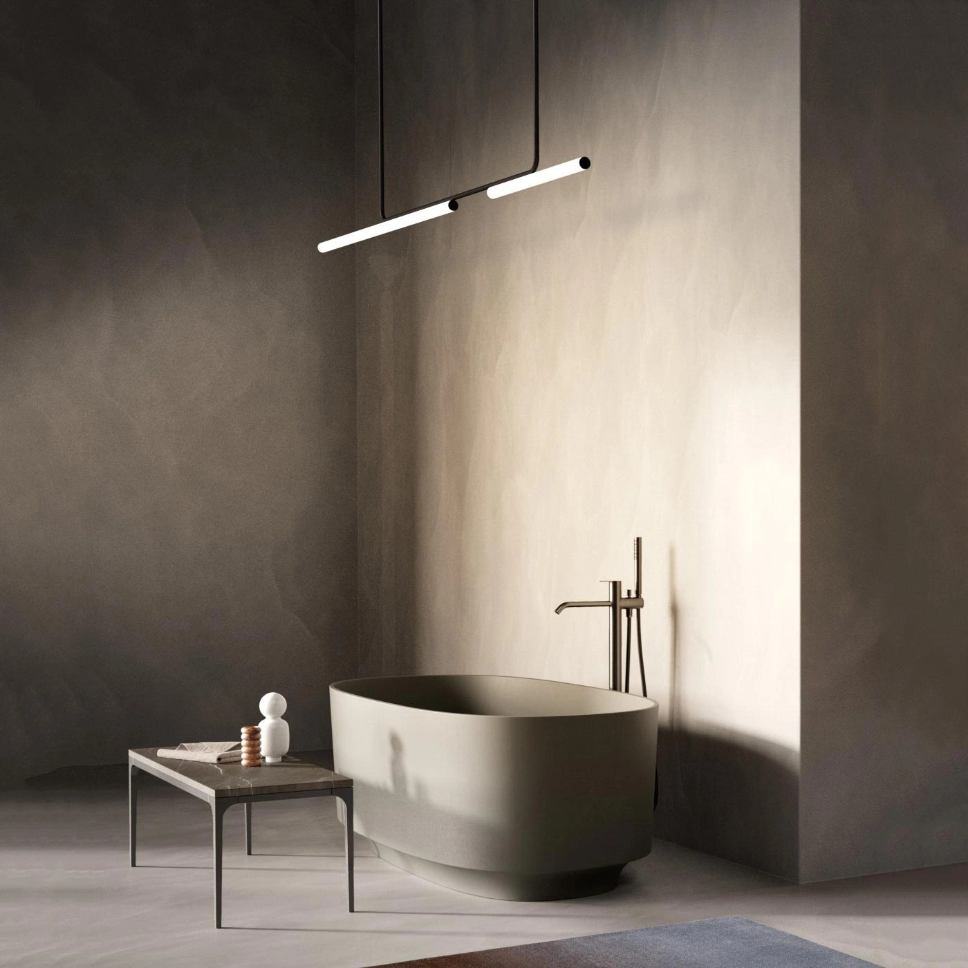 Suspension Ambrosia 210 en aluminium par Ciszak Dalmas x Marset
