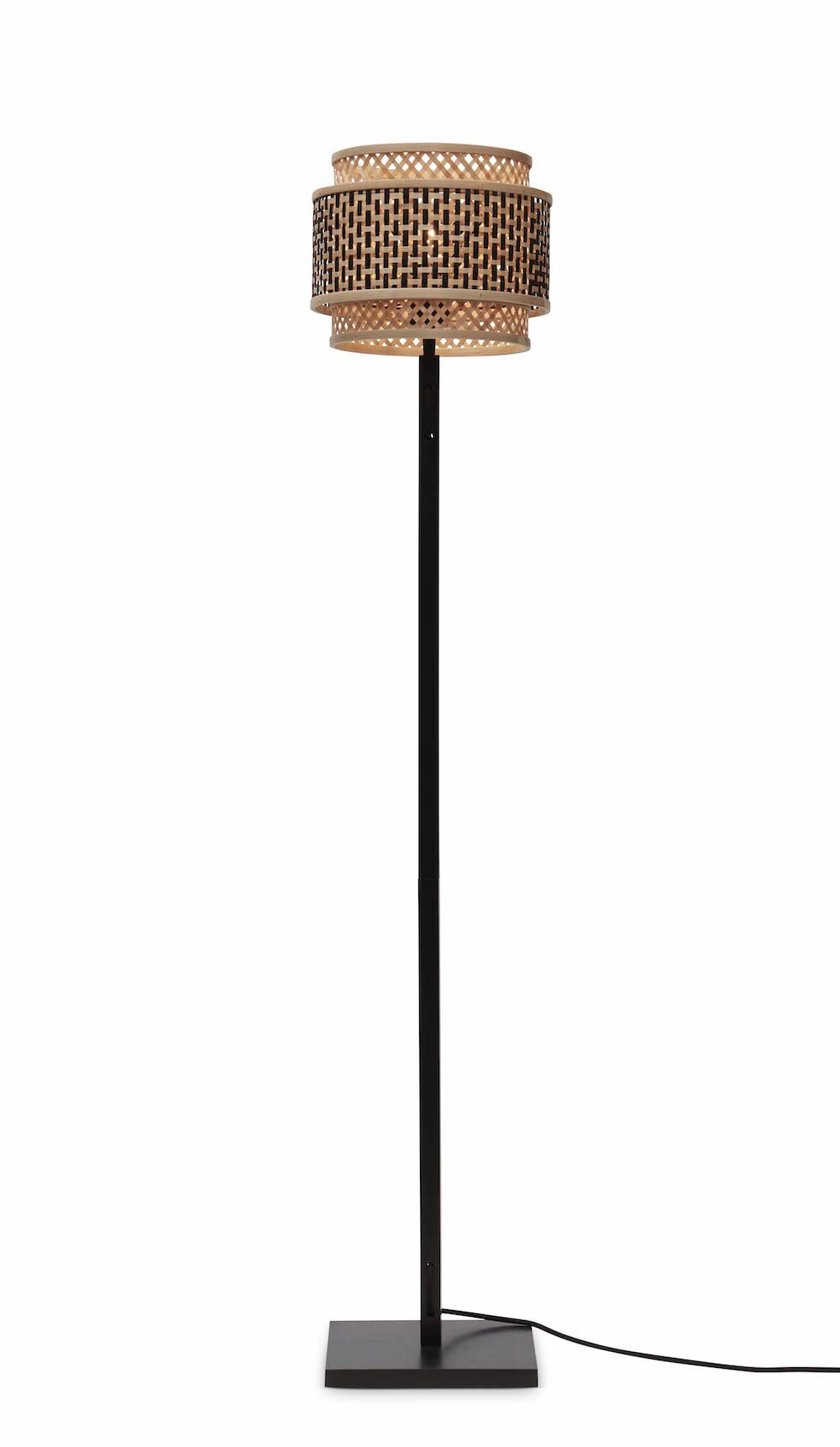 Lampadaire Bhutan avec abat-jour en Bambou naturel au design naturel par Good & Mojo Lampadaire Bhutan avec abat-jour en Bambou naturel au design naturel par Good & Mojo