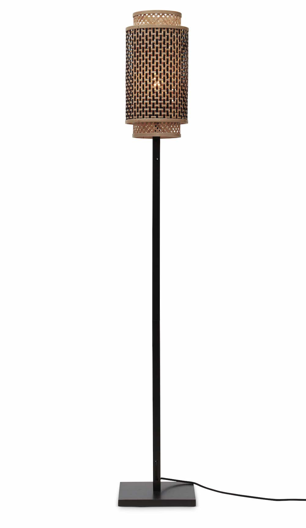 Lampadaire Bhutan avec abat-jour en Bambou naturel au design naturel par Good & Mojo Lampadaire Bhutan avec abat-jour en Bambou naturel au design naturel par Good & Mojo