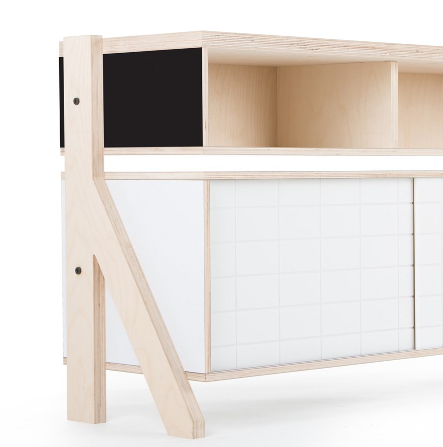 Buffet design Frame 02 M (1m65) au style contemporain et moderne Buffet design Frame 02 M (1m65) au style contemporain et moderne