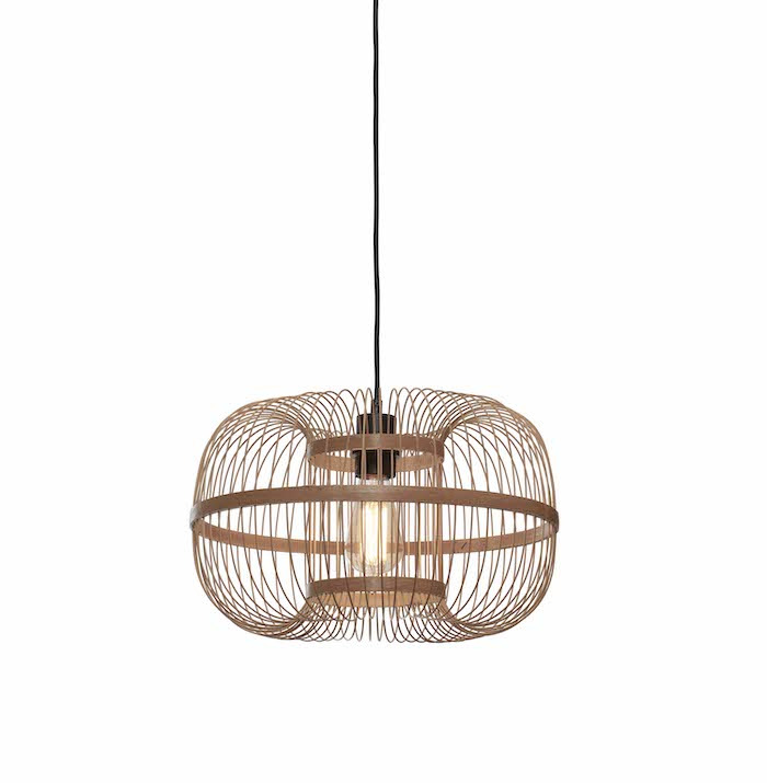 Suspension Hokkaido en bamboo au design naturel par Good & Mojo
