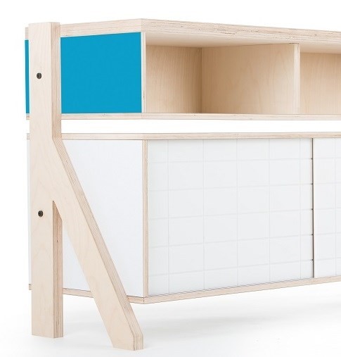 Buffet design Frame 02 M (1m65) au style contemporain et moderne Buffet design Frame 02 M (1m65) au style contemporain et moderne