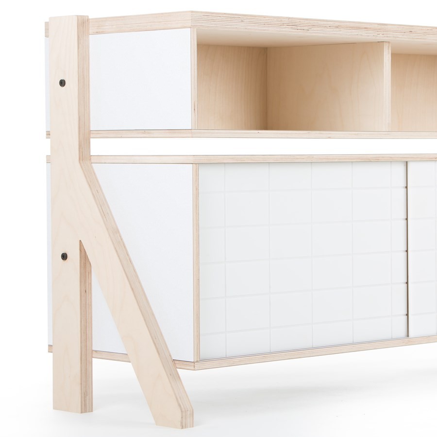 Buffet design Frame 02 M (1m65) au style contemporain et moderne Buffet design Frame 02 M (1m65) au style contemporain et moderne