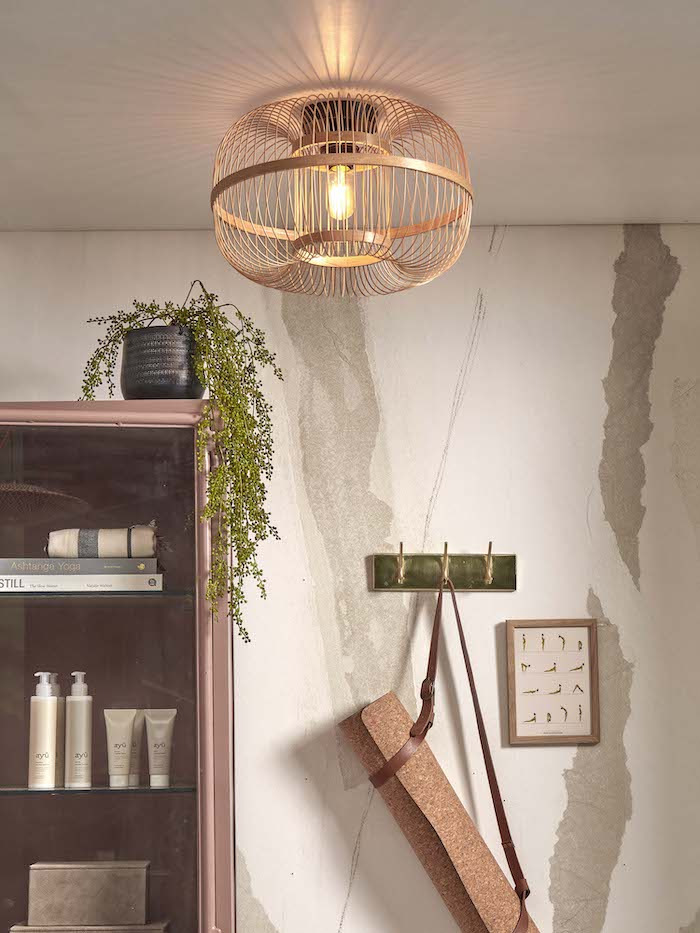 Plafonnier Hokkaido en bamboo au design naturel par Good & Mojo Plafonnier Hokkaido en bamboo au design naturel par Good & Mojo