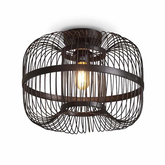 Plafonnier Hokkaido en bamboo au design naturel par Good & Mojo