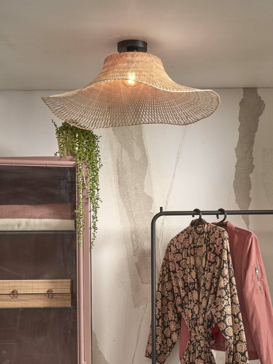 Plafonnier Ibiza en bamboo au design naturel par Good & Mojo Plafonnier Ibiza en bamboo au design naturel par Good & Mojo