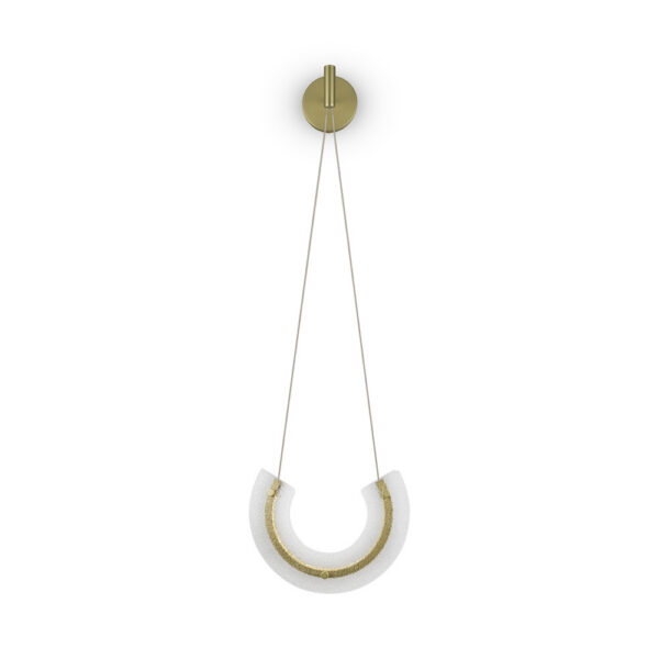 Applique Maya en aluminium et verre au design vintage par Maytoni