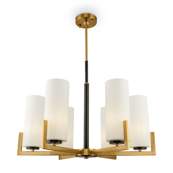 Suspension Fortano en métal et verre au design vintage par Maytoni