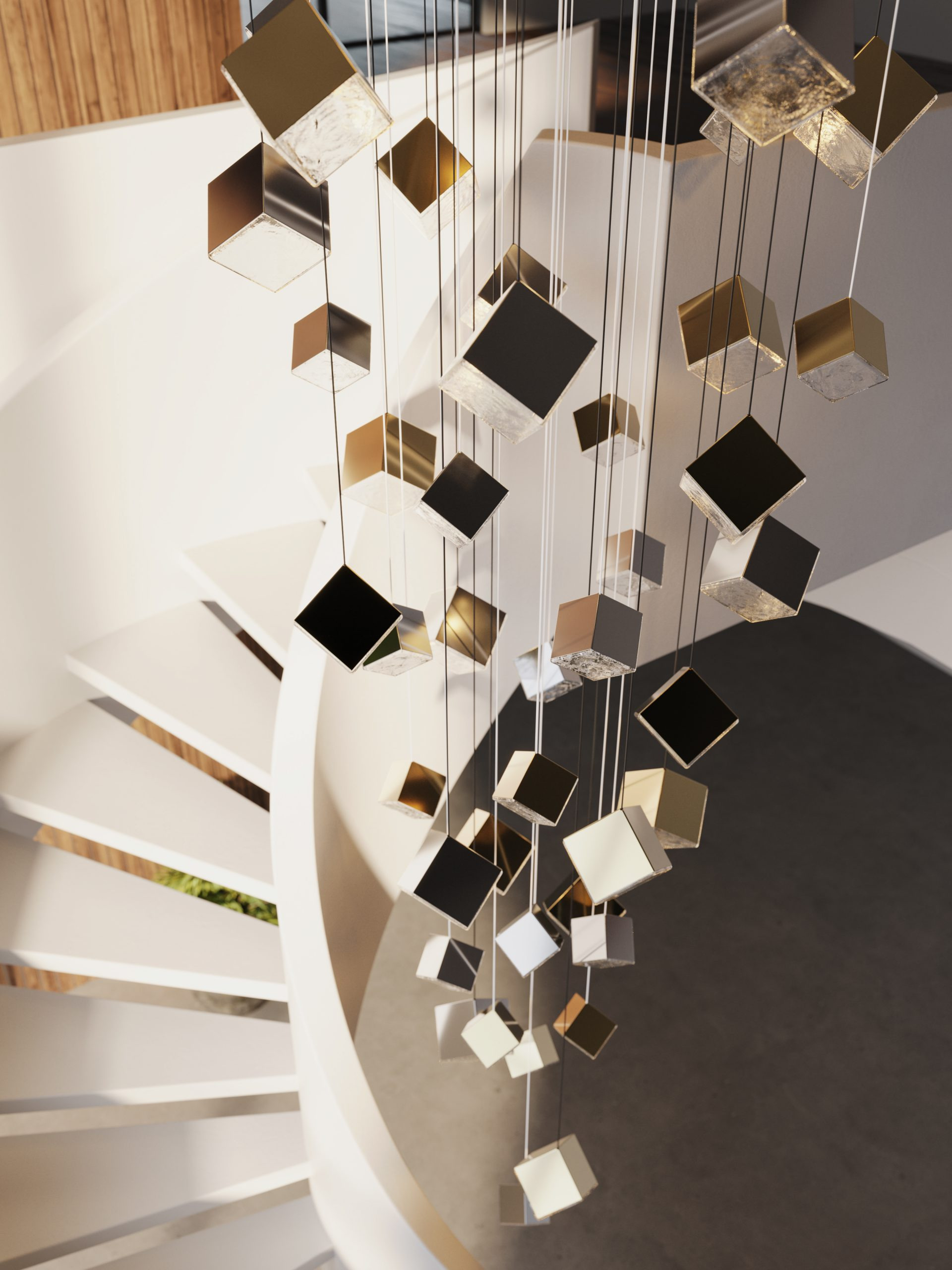 Suspension Pyrite single par Dechem Studio x Bomma Suspension Pyrite single par Dechem Studio x Bomma