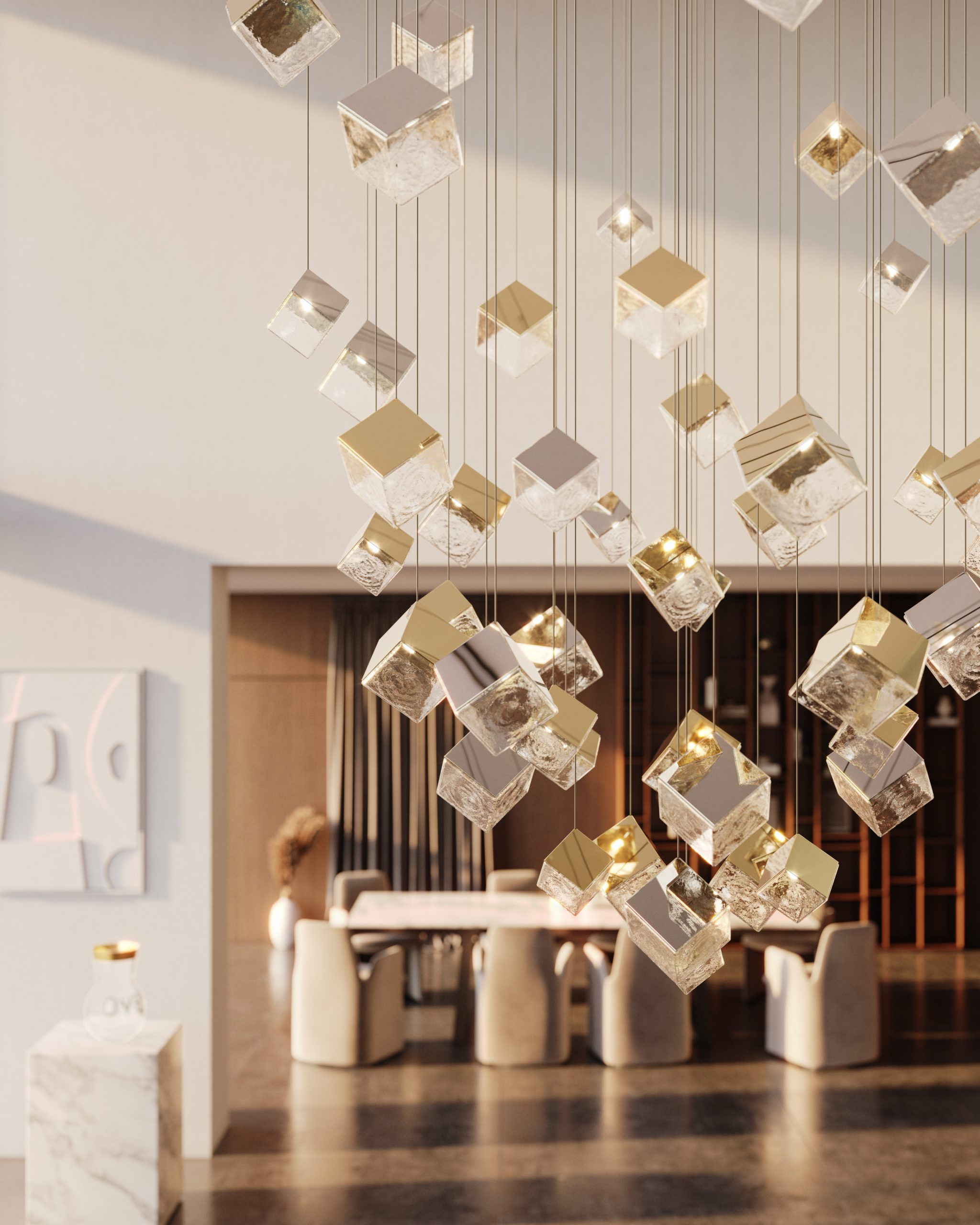 Suspension Pyrite single par Dechem Studio x Bomma Suspension Pyrite single par Dechem Studio x Bomma