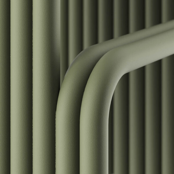 Tabouret haut extérieur Tube en aluminium par Rostyslav Sorokovyi x Joyf Design