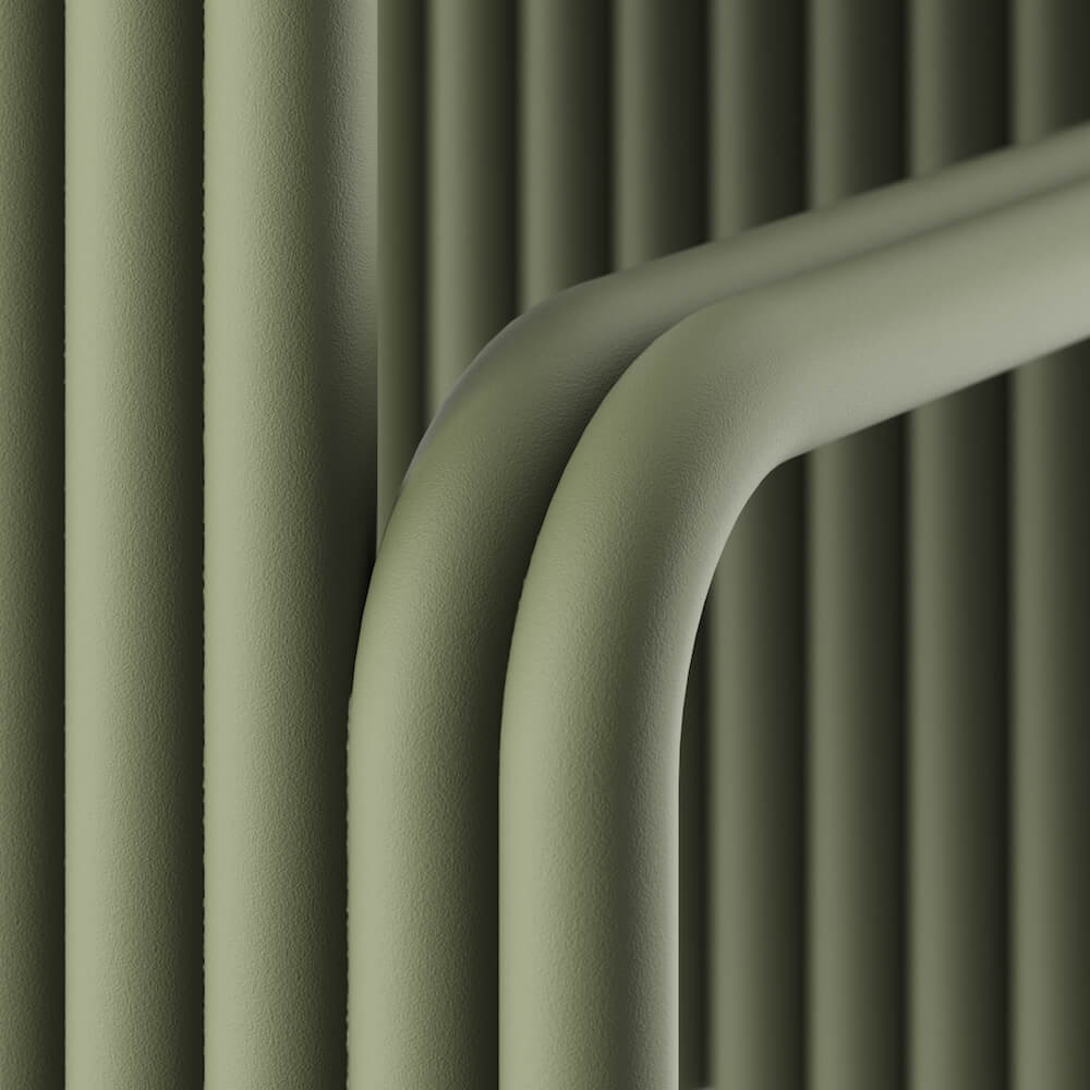 Tabouret haut extérieur Tube en aluminium par Rostyslav Sorokovyi x Joyf Design