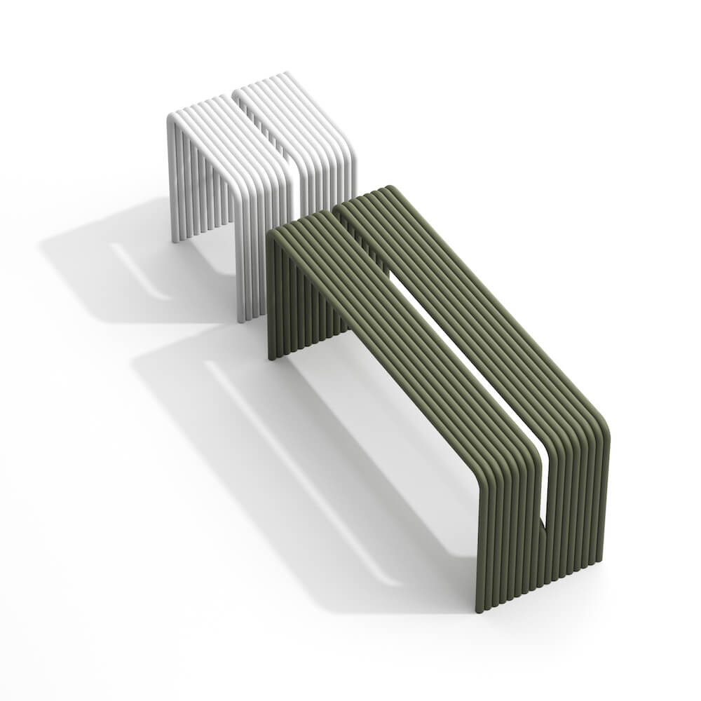 Tabouret extérieur Tube en aluminium par Rostyslav Sorokovyi x Joyf Design Tabouret extérieur Tube en aluminium par Rostyslav Sorokovyi x Joyf Design
