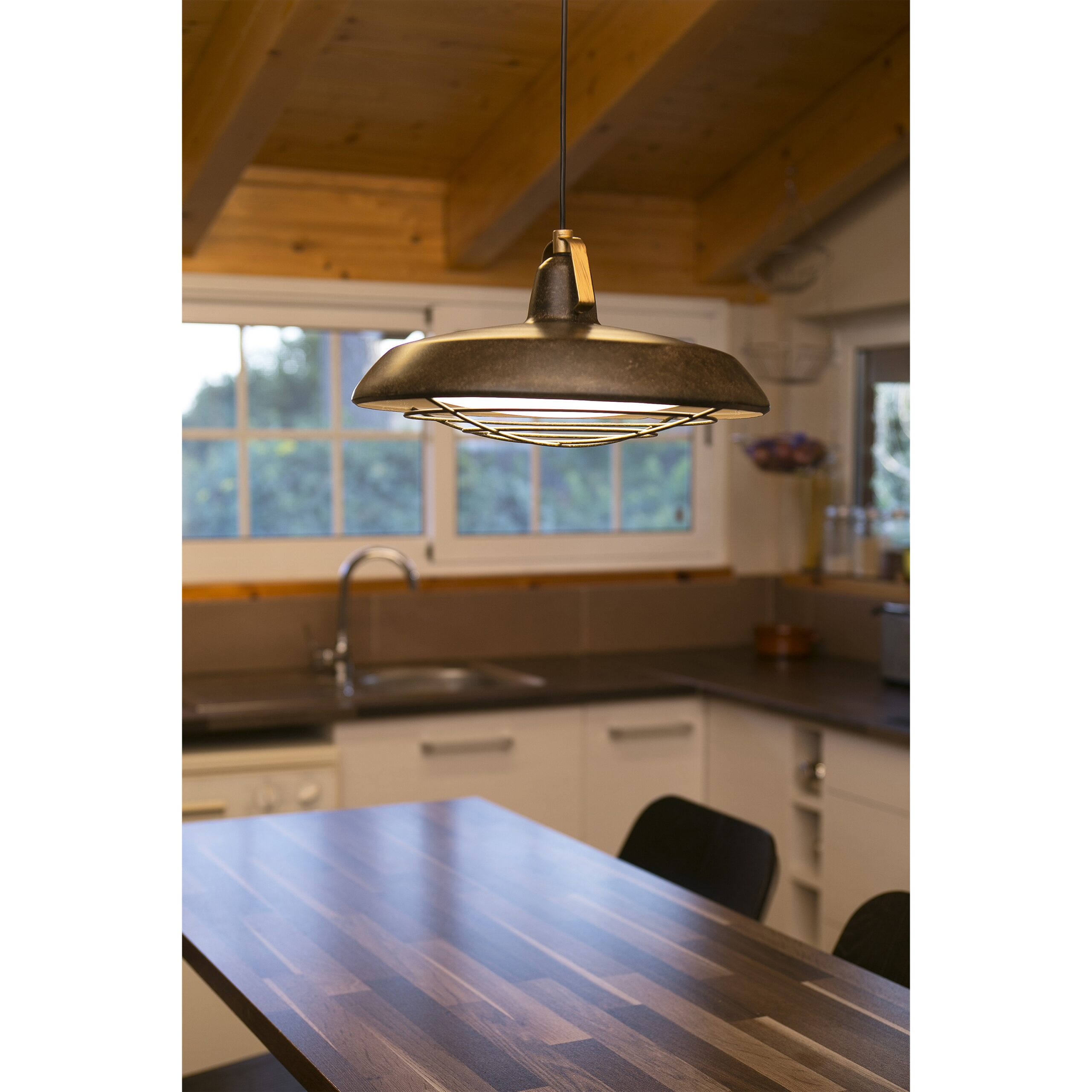 Suspension Atelier LED au design vintage et retro Suspension Atelier LED au design vintage et retro