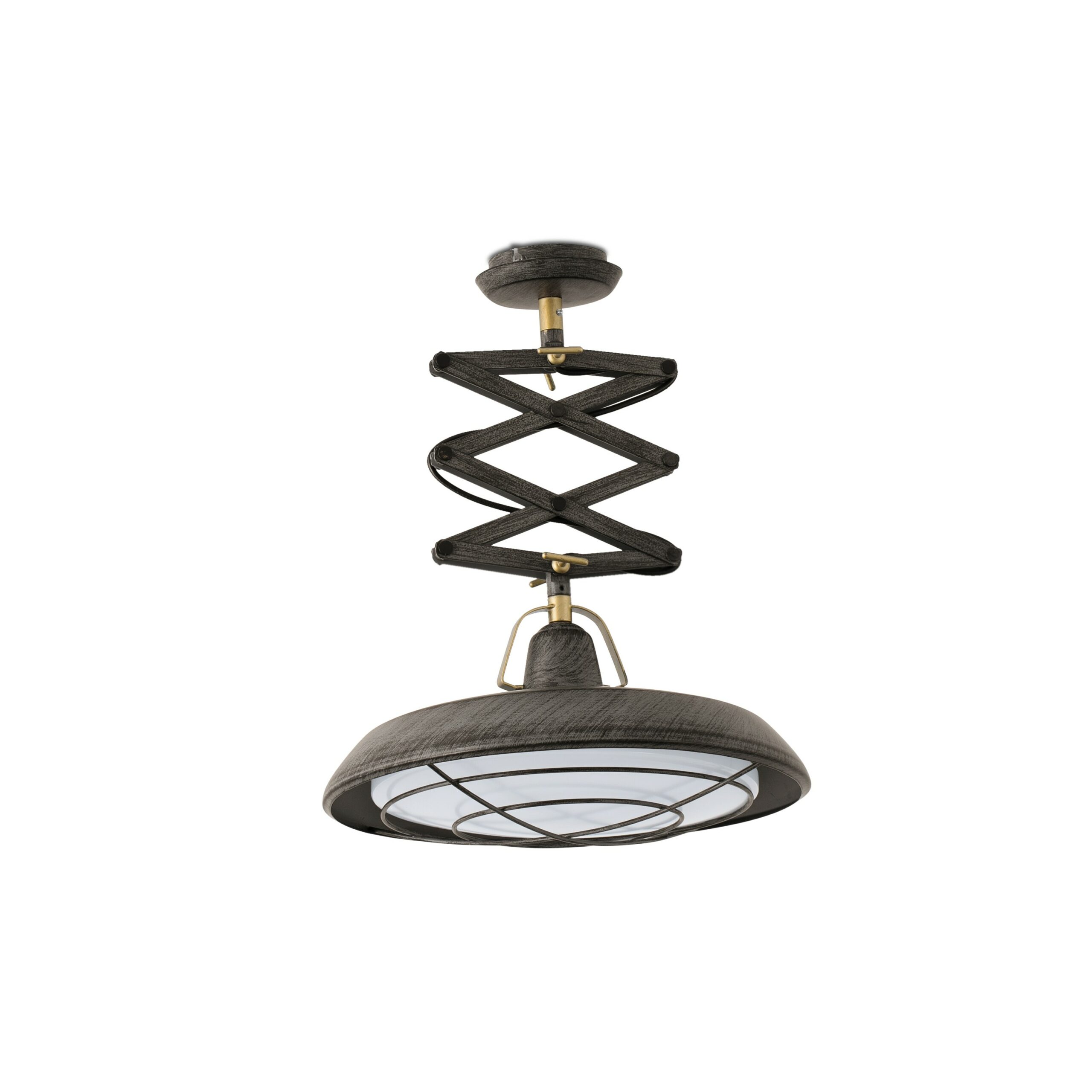 Suspension extensible Atelier LED au design vintage et retro