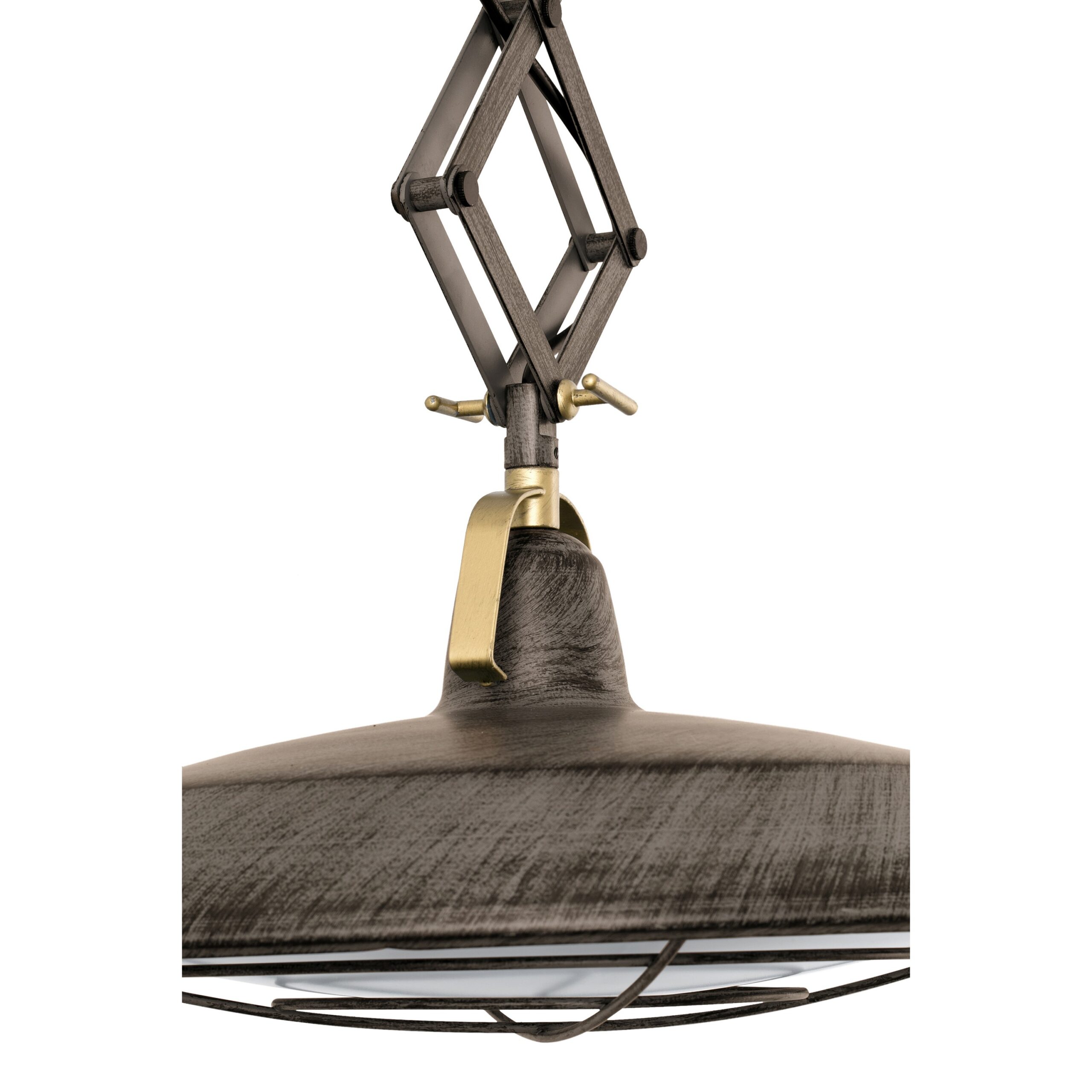Plafonnier extensible Atelier LED au design vintage et retro Suspension extensible Atelier LED au design vintage et retro