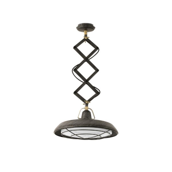 Suspension extensible Atelier LED au design vintage et retro