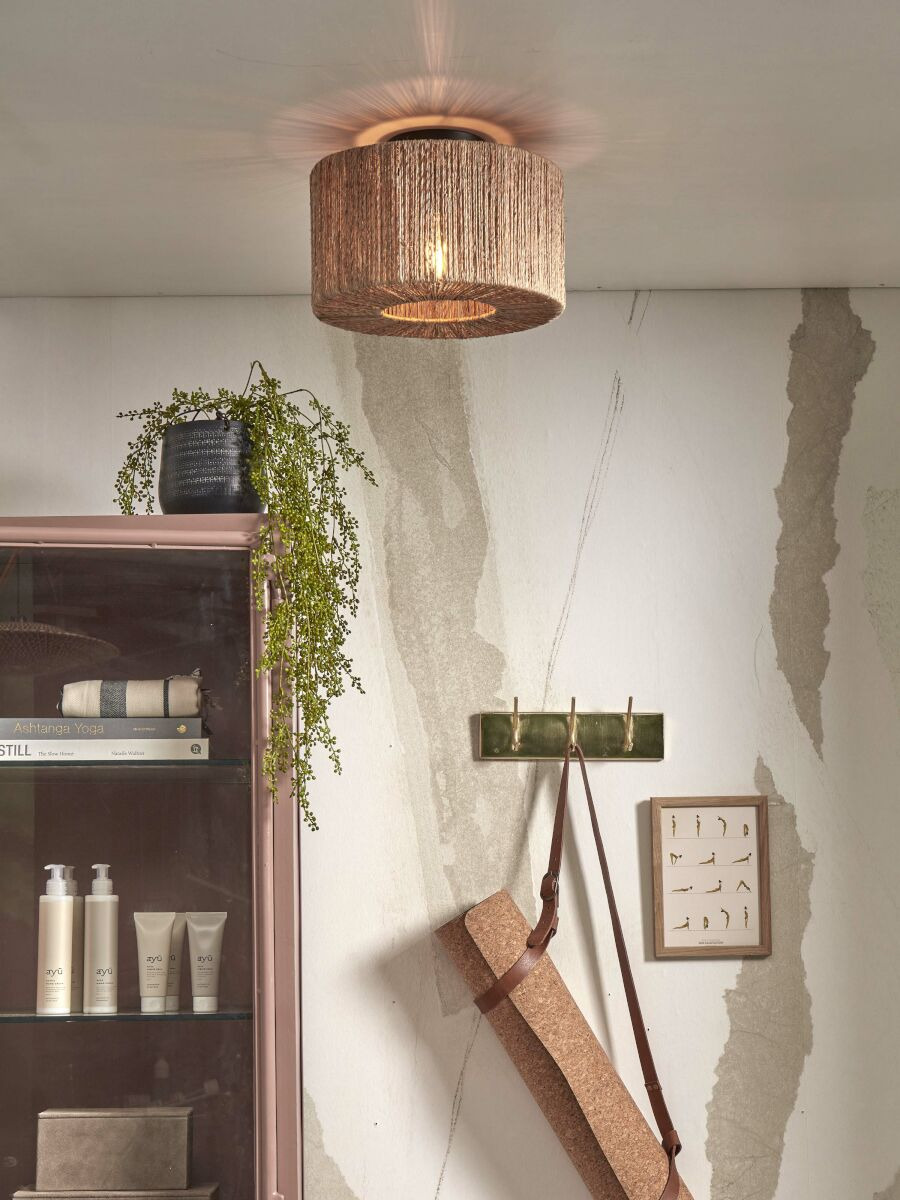 Plafonnier Iguazu Mini en jute au design naturel par Good & Mojo Plafonnier Iguazu Mini en jute au design naturel par Good & Mojo