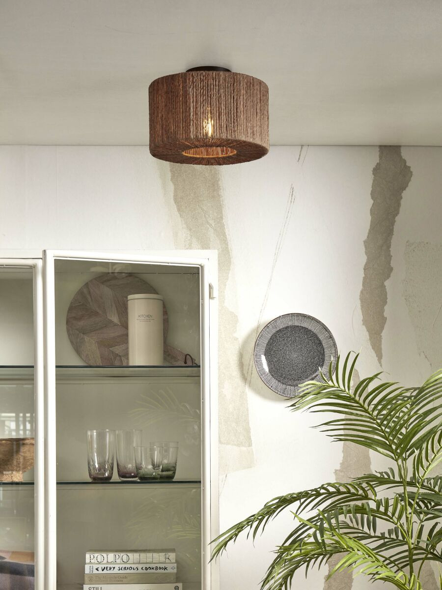 Plafonnier Iguazu Mini en jute au design naturel par Good & Mojo Plafonnier Iguazu Mini en jute au design naturel par Good & Mojo
