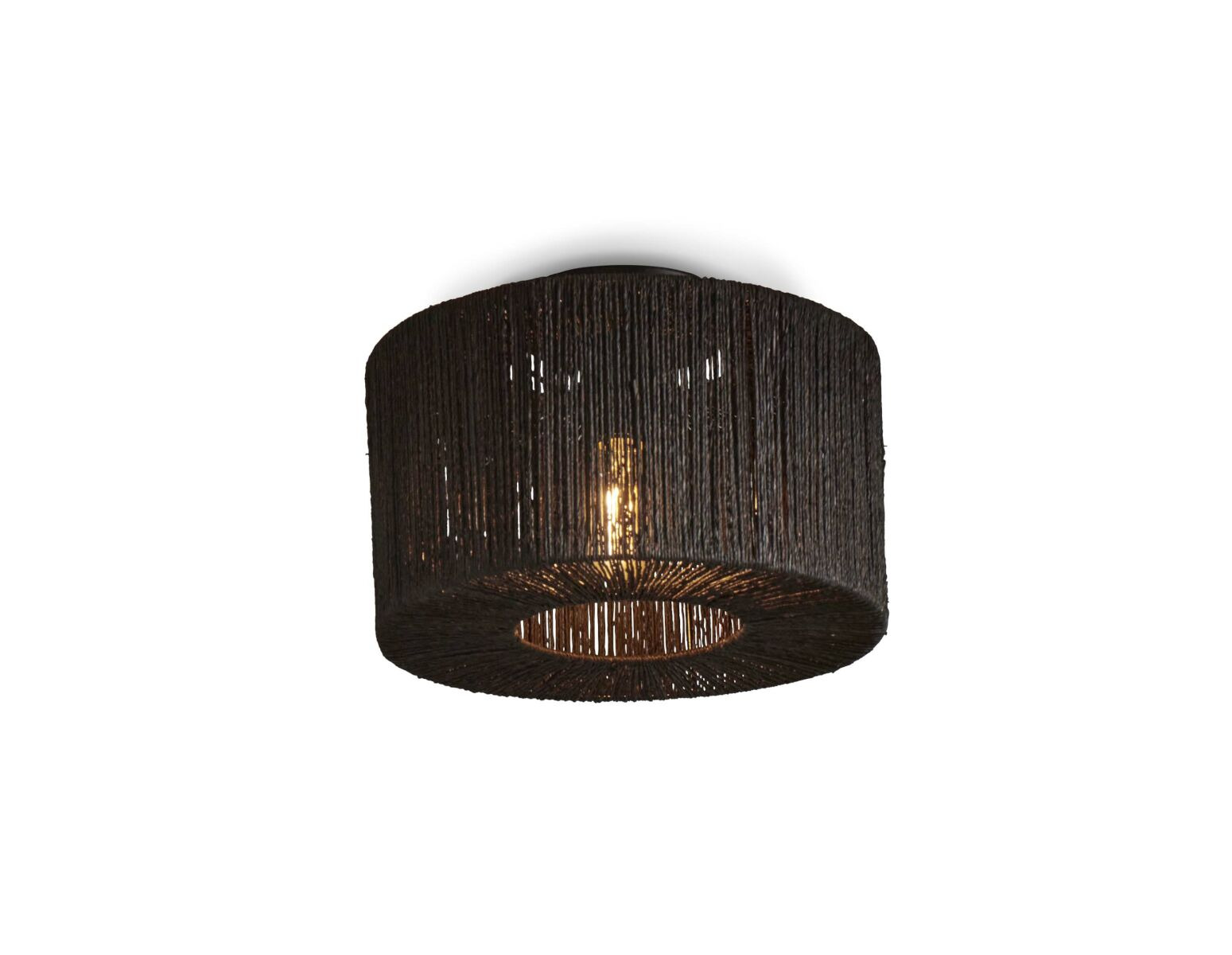 Plafonnier Iguazu Mini en jute au design naturel par Good & Mojo