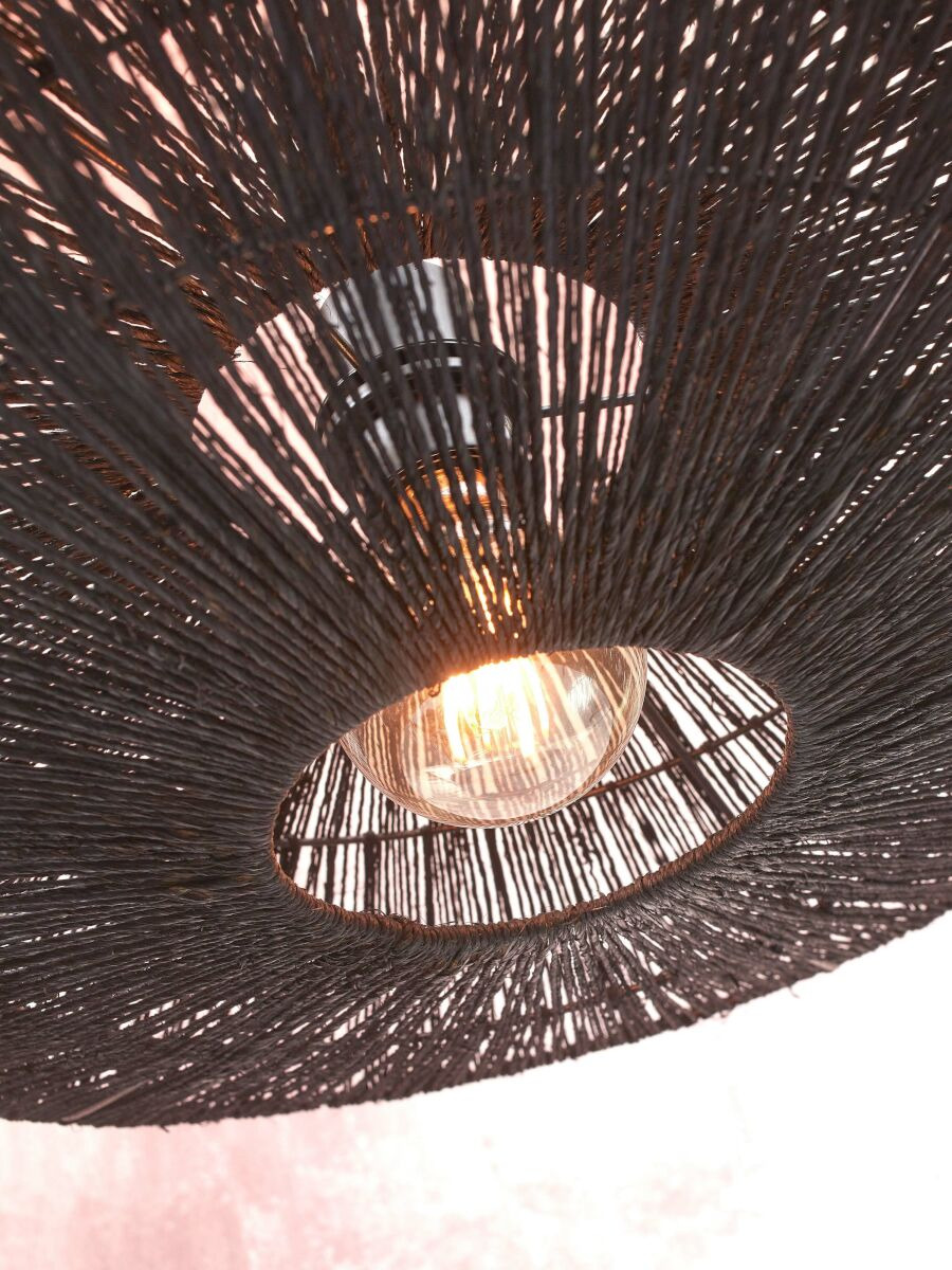 Plafonnier Iguazu Disc en jute au design naturel par Good & Mojo Plafonnier Iguazu Disc en jute au design naturel par Good & Mojo
