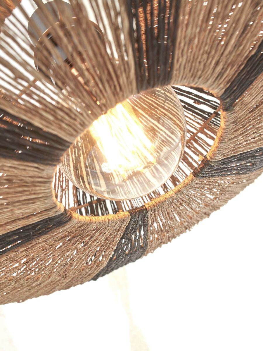 Plafonnier Iguazu Disc en jute au design naturel par Good & Mojo Plafonnier Iguazu Disc en jute au design naturel par Good & Mojo