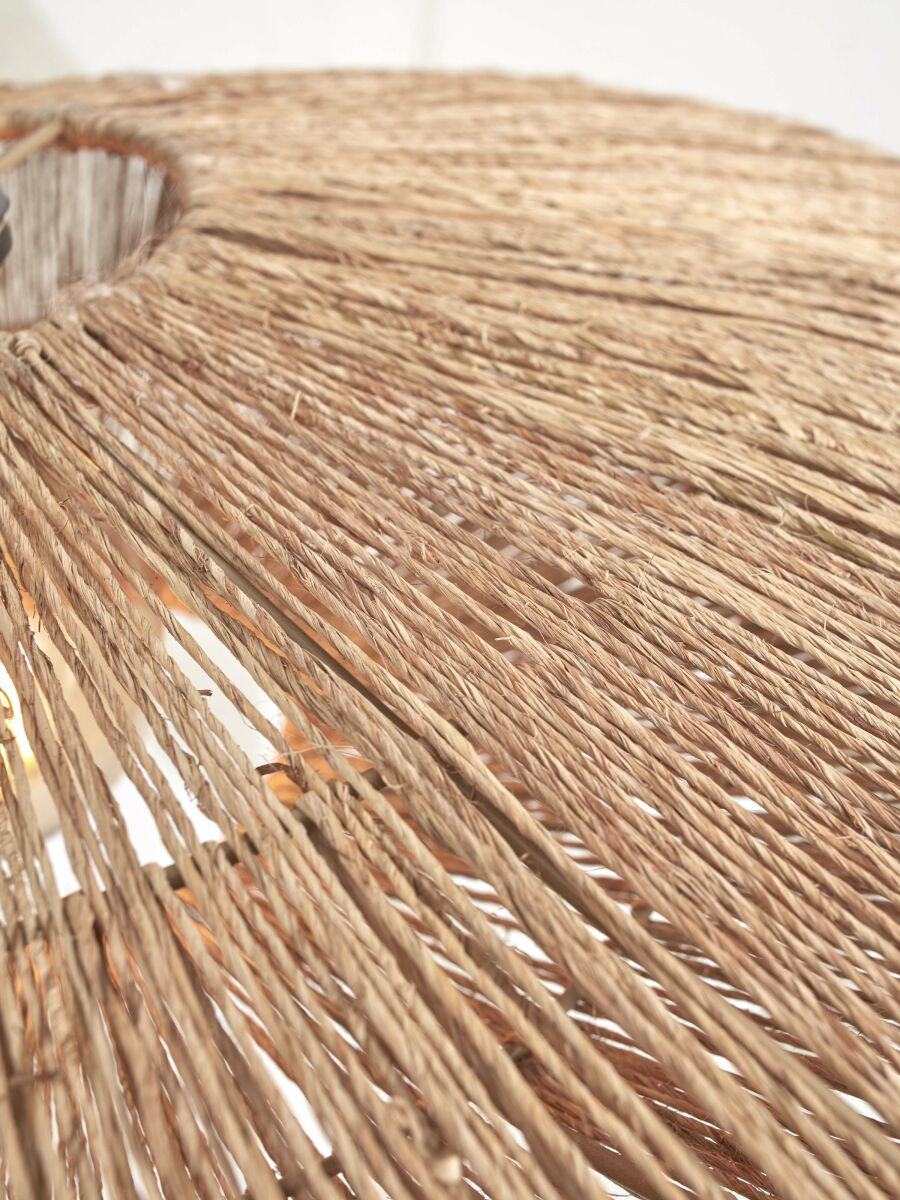 Plafonnier Iguazu Disc en jute au design naturel par Good & Mojo Plafonnier Iguazu Disc en jute au design naturel par Good & Mojo