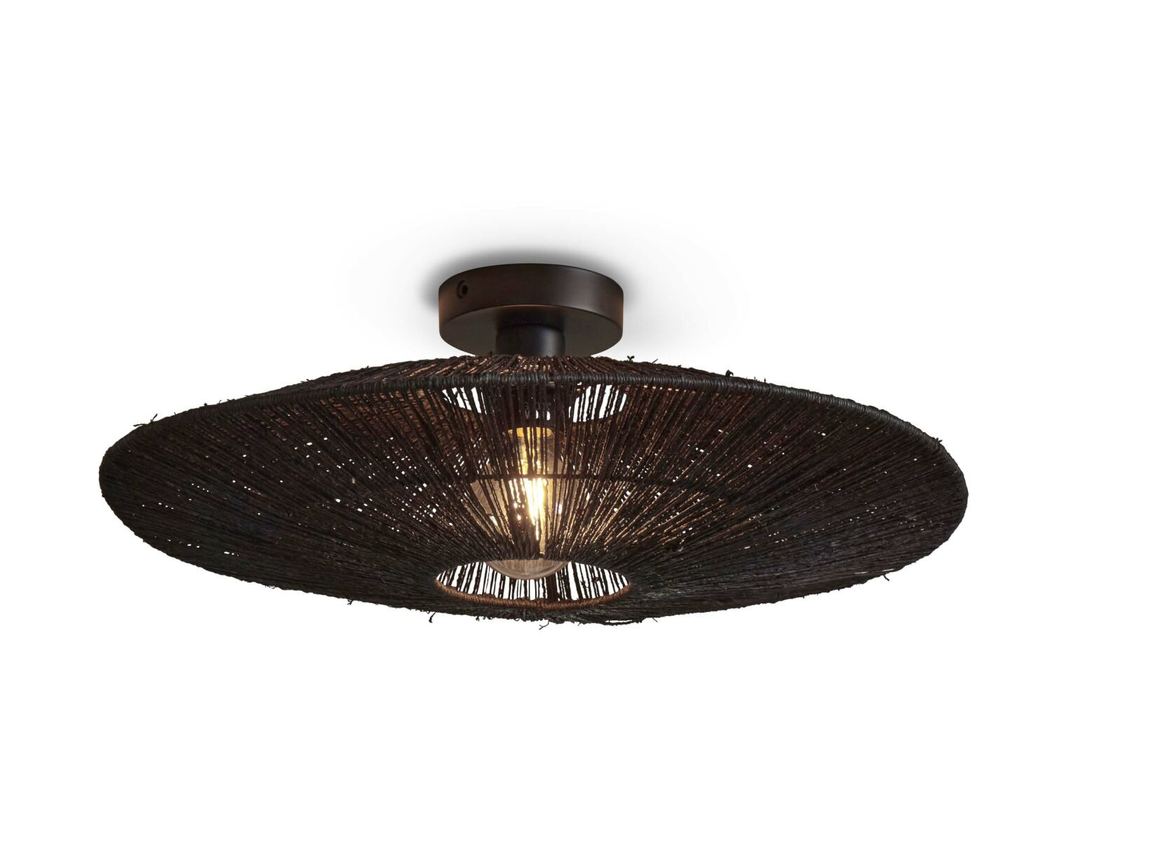 Plafonnier Iguazu Disc en jute au design naturel par Good & Mojo Plafonnier Iguazu Disc en jute au design naturel par Good & Mojo