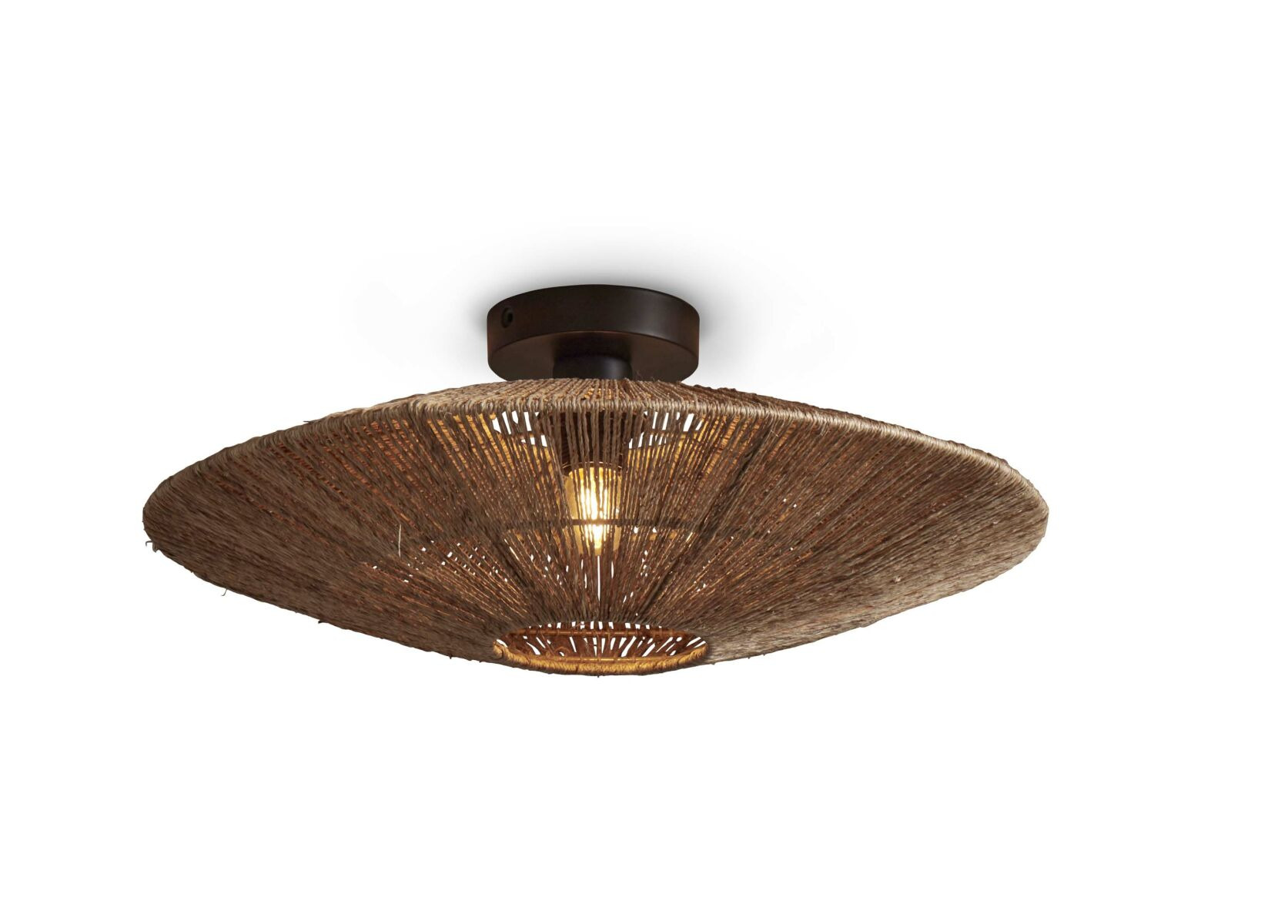 Plafonnier Iguazu Disc en jute au design naturel par Good & Mojo Plafonnier Iguazu Disc en jute au design naturel par Good & Mojo