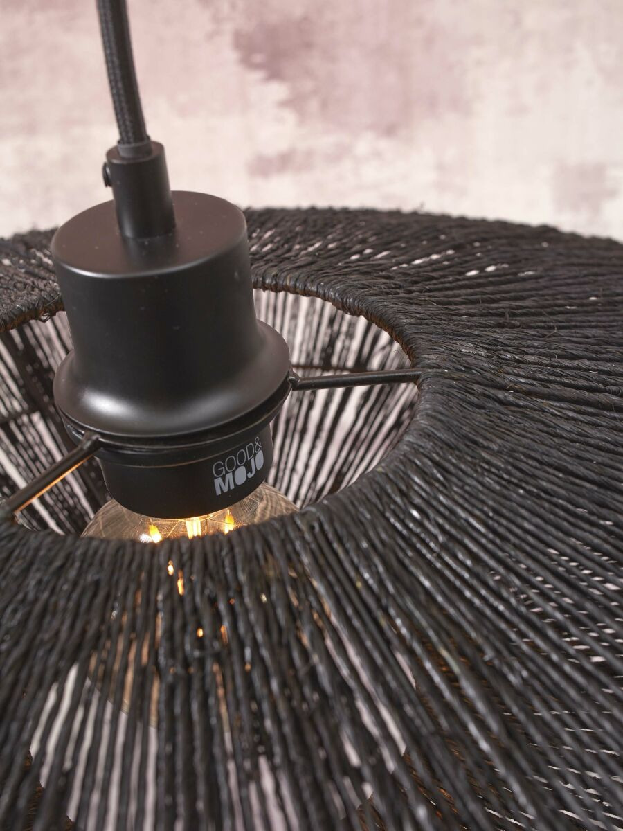 Suspension Iguazu Disc en jute au design naturel par Good & Mojo Suspension Iguazu Disc en jute au design naturel par Good & Mojo