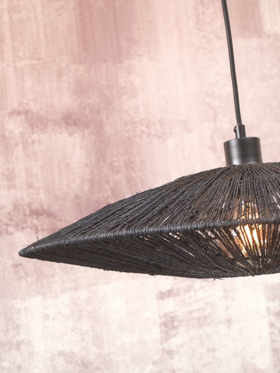 Suspension Iguazu Disc en jute au design naturel par Good & Mojo Suspension Iguazu Disc en jute au design naturel par Good & Mojo