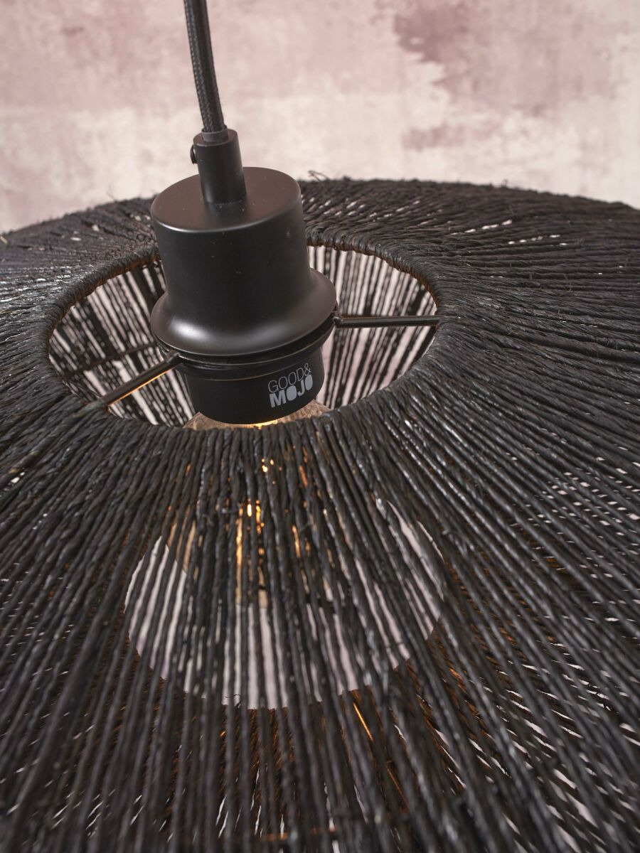 Suspension Iguazu Disc en jute au design naturel par Good & Mojo Suspension Iguazu Disc en jute au design naturel par Good & Mojo