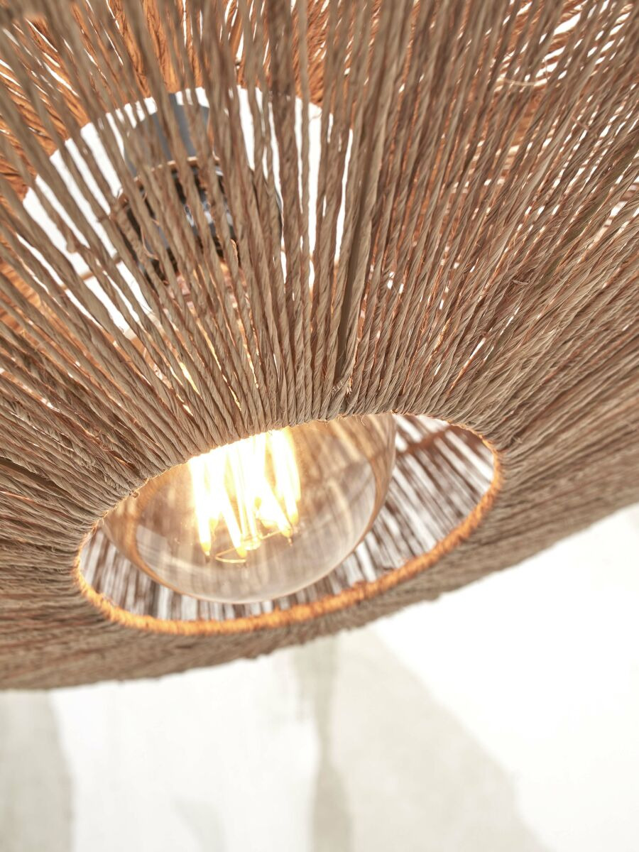 Suspension Iguazu Disc en jute au design naturel par Good & Mojo Suspension Iguazu Disc en jute au design naturel par Good & Mojo