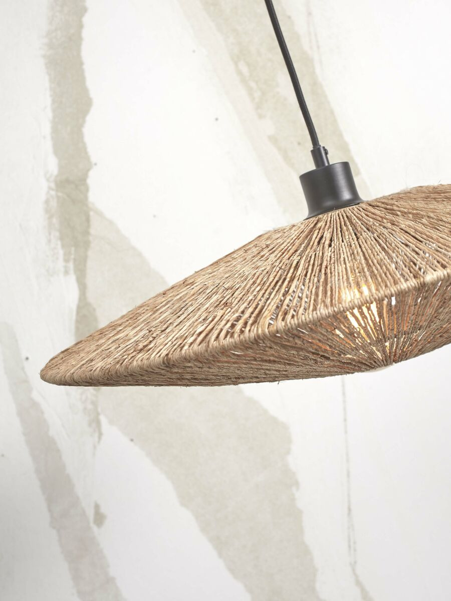 Suspension Iguazu Disc en jute au design naturel par Good & Mojo Suspension Iguazu Disc en jute au design naturel par Good & Mojo