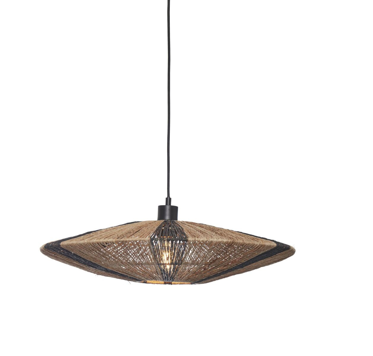 Suspension Iguazu Disc en jute au design naturel par Good & Mojo Suspension Iguazu Disc en jute au design naturel par Good & Mojo
