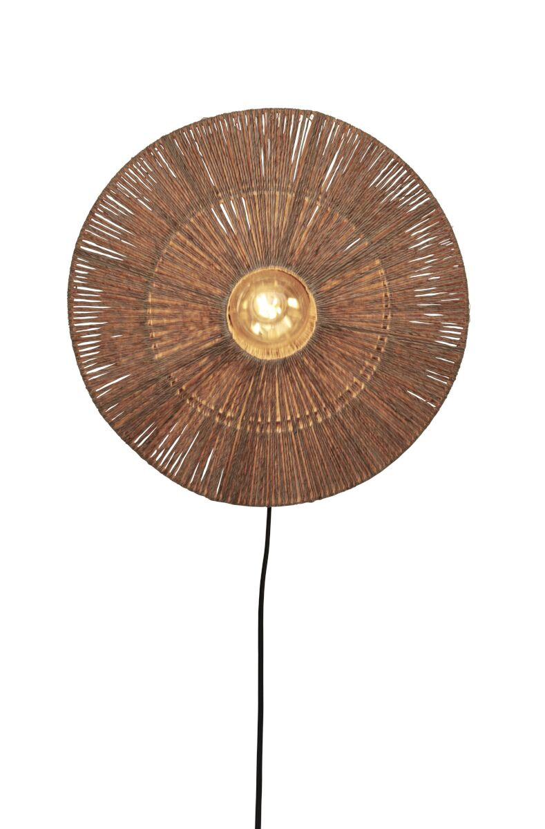 Applique Iguazu Disc en jute au design naturel par Good & Mojo Applique Iguazu Disc en jute au design naturel par Good & Mojo