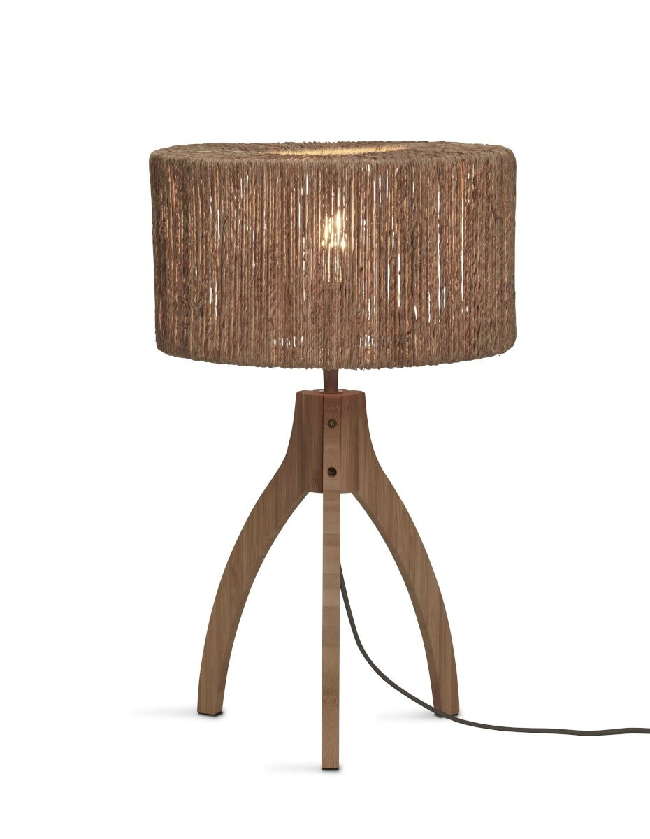 Lampe à poser Iguazu AP en jute au design naturel par Good & Mojo Lampe à poser Iguazu AP en jute au design naturel par Good & Mojo
