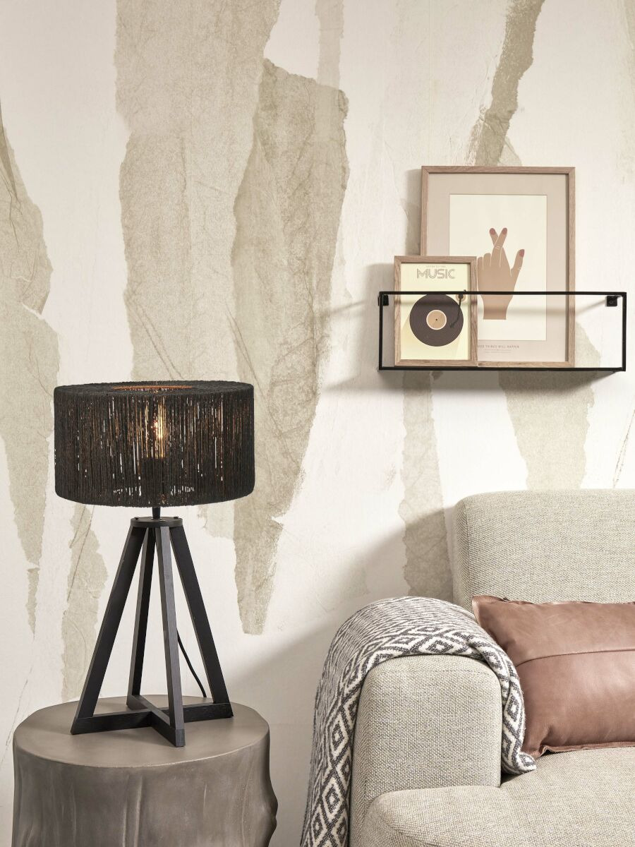 Lampe à poser Iguazu ER en jute au design naturel par Good & Mojo Lampe à poser Iguazu ER en jute au design naturel par Good & Mojo
