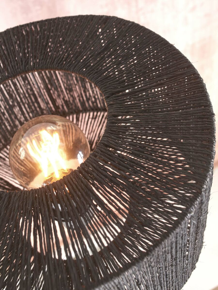 Lampe à poser Iguazu ER en jute au design naturel par Good & Mojo Lampe à poser Iguazu ER en jute au design naturel par Good & Mojo