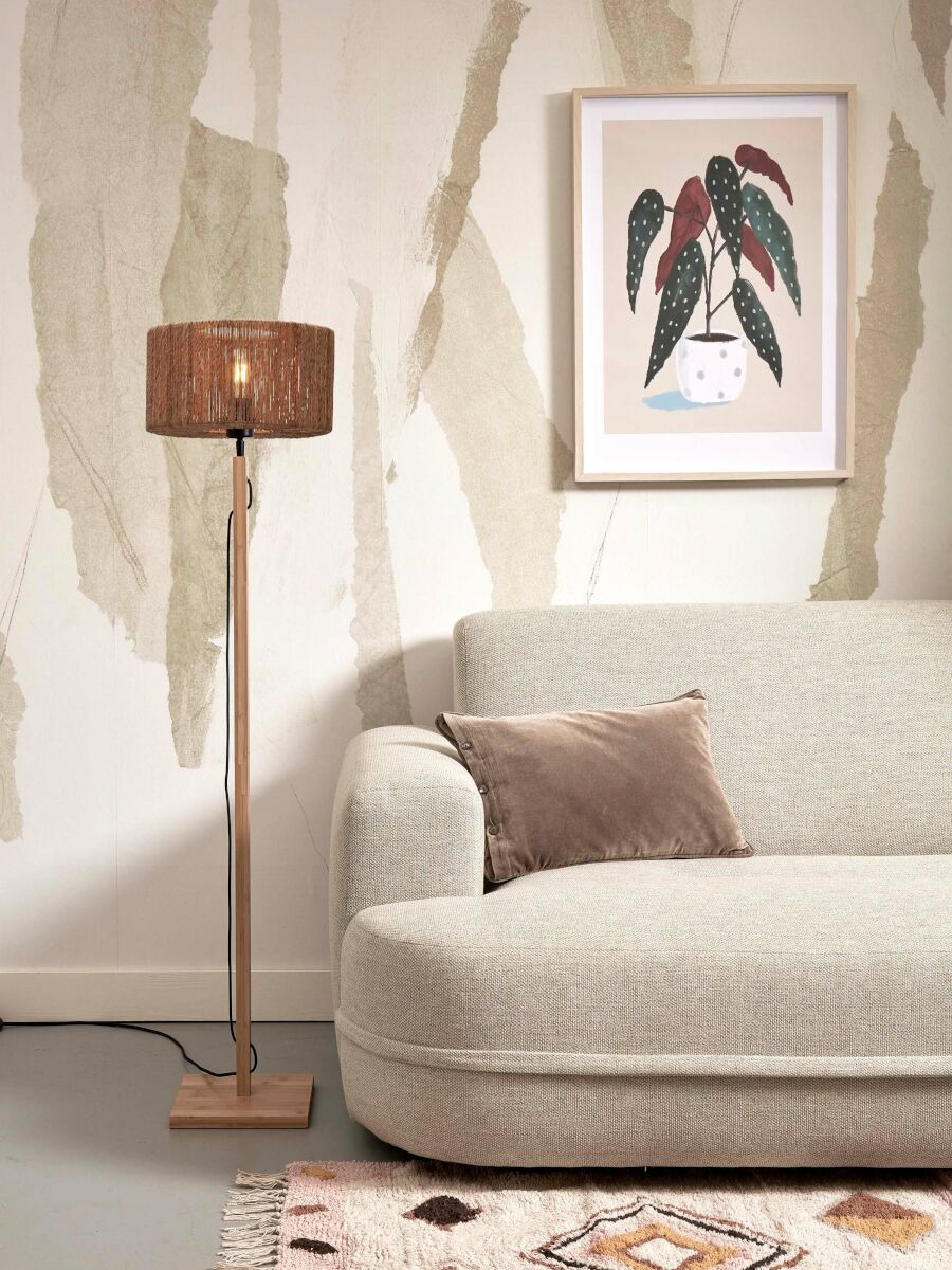 Lampadaire Iguazu FJ en Bambou naturel au design naturel par Good & Mojo Lampadaire Iguazu FJ en Bambou naturel au design naturel par Good & Mojo