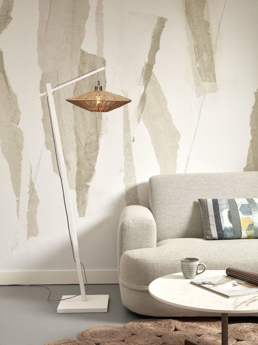 Lampadaire Iguazu Disc en Bambou naturel au design naturel par Good & Mojo Lampadaire Iguazu Disc en Bambou naturel au design naturel par Good & Mojo