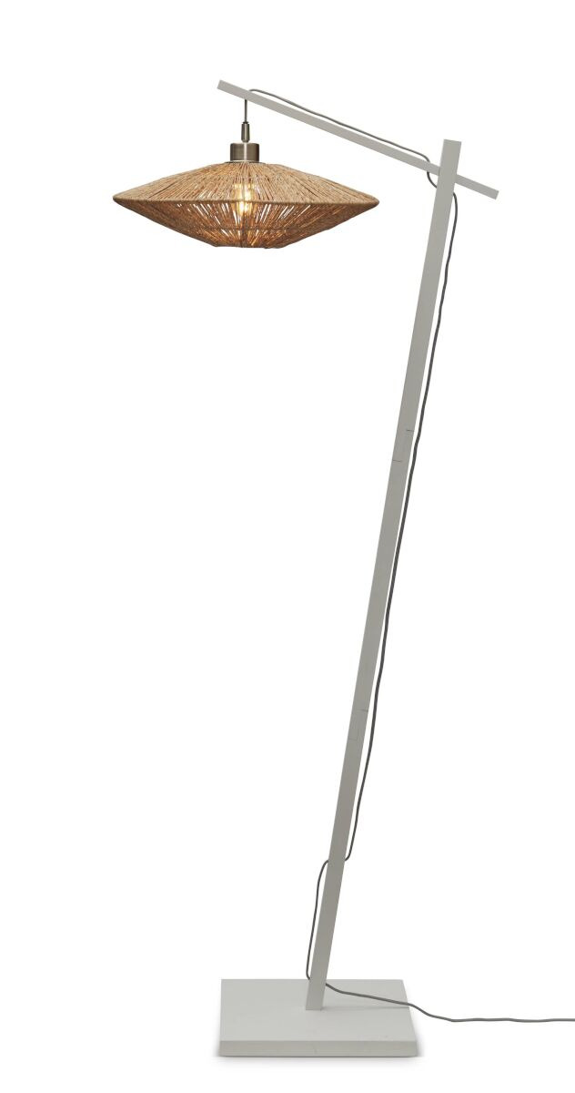Lampadaire Iguazu Disc en Bambou naturel au design naturel par Good & Mojo Lampadaire Iguazu Disc en Bambou naturel au design naturel par Good & Mojo