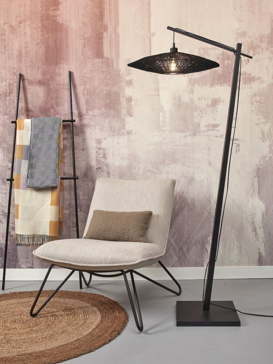 Lampadaire Iguazu Disc en Bambou naturel au design naturel par Good & Mojo Lampadaire Iguazu Disc en Bambou naturel au design naturel par Good & Mojo